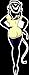 Minx by Alan Forbes - Sexy Retro Pin Up Girl with Tall Boots & Whip - Sticker / Decal