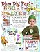 ScrapSMART - Dino Dig Party Collection - Jpeg, PDF, and Microsoft Word Files (CDDDP16...