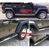 07-12 2011 2012 Jeep Wrangler 4Dr S S Nerf Bars by APS