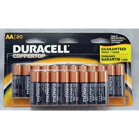Duracell Coppertop Batteries