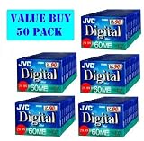 JVC 60 Minute Mini DV Tape 50 Pack