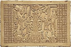 Maya Tablet of the Foliated Tree of Life Relief