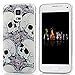 S5 Case, Galaxy S5 Case - MOLLYCOOCLE Fashion Style Colorful Painted Pattern PC Hard Cover Case for Samsung Galaxy S5 I9600 SM-G900A SM-G900T SM-G900P SM-G900V SM-G900R4 Developer Edition(Skull with Flowers)