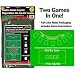 Trademark Poker Blackjack and Texas Hold'em Two-Sided Layout 36-Inch x 72-Inch