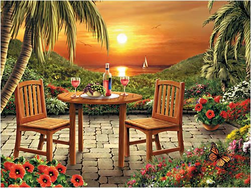 61c6ULvTCjL Beautiful Sunset Jigsaw Puzzle 300pc