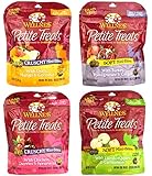 Wellness Petite Treats Natural Grain Free Small Breed Dog Treats Variety Pack - 4 Flavors - 6 Ounces Each (4 Total Pouches)