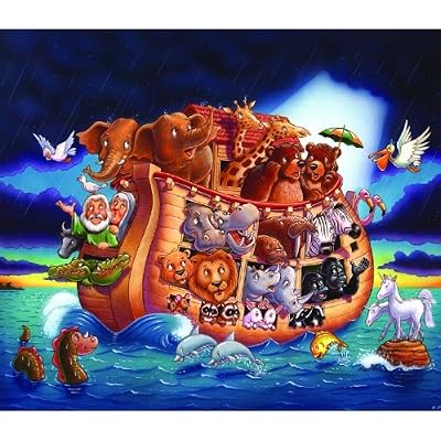 The Ark Map 200pc Childrens Jigsaw Puzzle by Tom Pansini