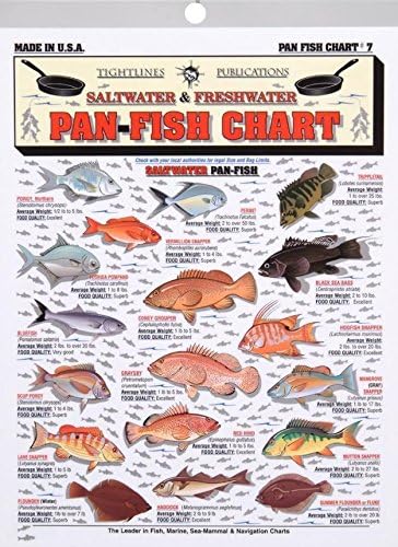 Tightline Publications Saltwater & Fishwater Panfish Navigation Chart # 7
