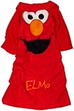 Silver Buffalo Sesame Street ST0222 Elmo Fleece Kid Throw Blanket with Slee ....