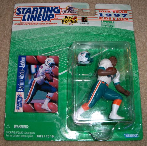 Childrens Toyshop  Toys : 1997 Karim Abdul Jabbar NFL Starting Lineup Figure