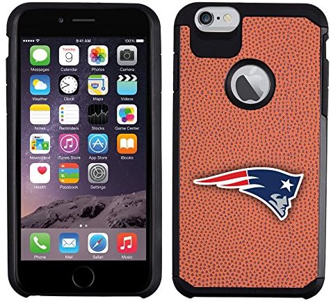 New England Patriots iPhone 6 Plus 6s Plus 5.5" Pebble Grain Feel Case NFL