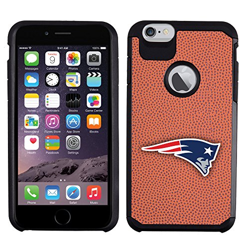 New England Patriots iPhone 6 Plus 6s Plus 5.5" Pebble Grain Feel Case NFL