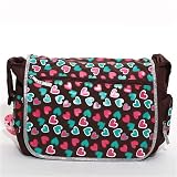 Accessories 22 Girls Backpack Brown Heart Messenger School Book Bag