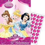 Disney Princess Valentine's Day Cards 32ct