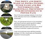 The Down and Dirty Make An Extra Income, Inner Game and Biz Networking for Basketball Equipment Web Businesses 3 CD Power Pack