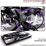 DJ Hero Skin Abstract 02 Purple fits Nintendo Wii DJ Heros (DJ HERO NOT INCLUDED)