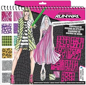 Amazon.com: Project Runway Fashion Design Sketch Portfolio: Toys &amp; Games
