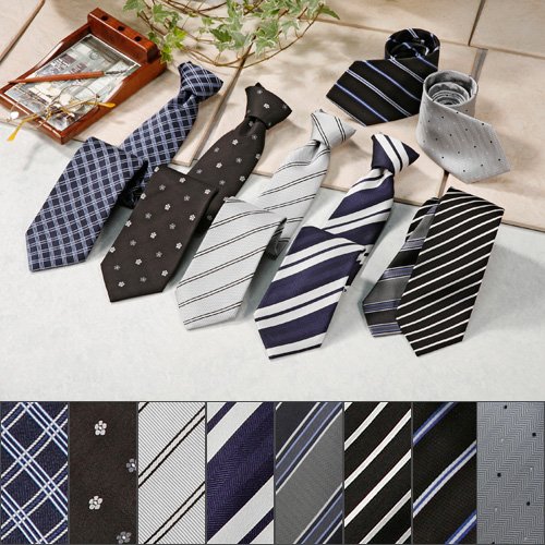【期間限定!ネクタイ福袋!ギフトにもオススメ!】 デザイナーズネクタイ 8本セット