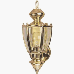 Heath Zenith Trine SL-4160-PB-B Motion Activated Security Fixture