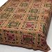 Bed Cover Cotton Bedspreads Holiday Decor Block Print Size Queen
