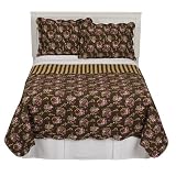 Rose Scroll Quilt Set