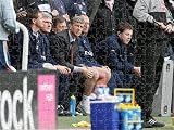Jigsaw of Arsenal manager Arsene Wenger during the match from Arsenal FC