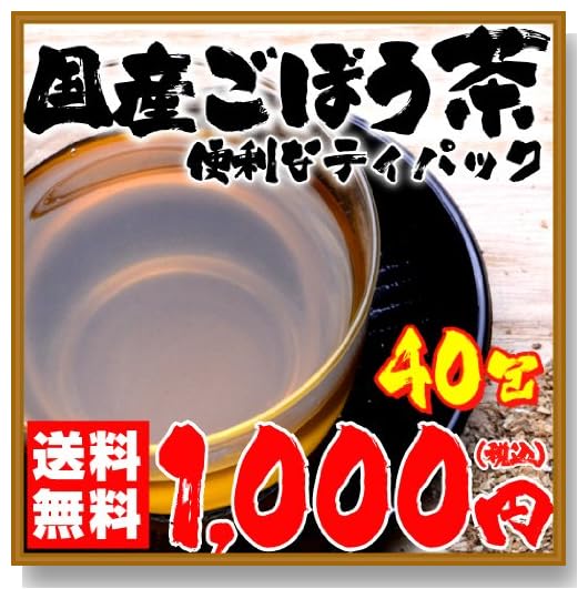 無添加 国産ごぼう茶 福袋 [煮出しタイプ] 業務用40包セット[1000円] [訳あり]
