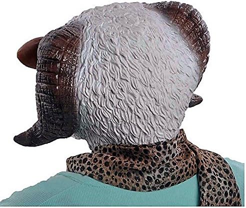 HLLWN Expresss, Mountain Goat, Halloween Masquerade Latex Mask 2014 HLWMSK54