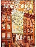 'A Brownstone that Stands Out' Cover print by Charles E. Martin, Published in The New Yorker on 4/12/1969