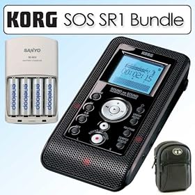 Korg SOS SR1 Sound On Sound Unlimited Track Recorder with Eneloop Charger and Batteries