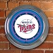 Minnesota Twins Team 14" Neon Clock MLB Baseball Fan Shop Sports Team Merchandise