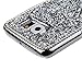 Galaxy S6 Case, ikasus Shiny Sparkle Bling Glitter Handcraft Crystal [Rhinestone Diamond] Hard PC Plated Full Cover Protective Case for Galaxy S6 G920 2015 Version,Diamond: Sliver