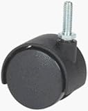 Dual Wheel Threaded Stem Caster