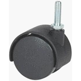 Dual Wheel Threaded Stem Caster by