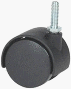 Childrens Toyshop  Tools & Hardware : Dual Wheel Threaded Stem Caster