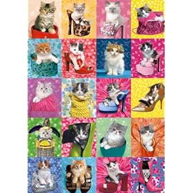 Jumbo Puzzle - Keith Kimberlin Collection - Cats & Kitch (1000 pieces)