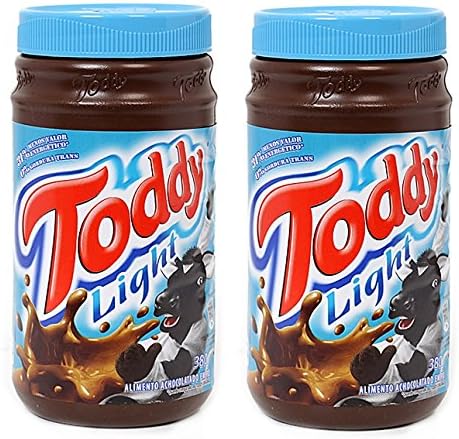 ToddyChocolate Light Drink Mix - 13.4 oz - Achocolatado Em Po Toddy Light - 380g - (Pack of 2)