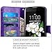 LG Tribute 5 Case, LG K7 Case, LK [Kickstand Feature] Luxury PU Leather Wallet Case Flip Cover Built-in Card Slots & Stand For LG Tribute 5 / LG K7, Purple