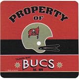 Tampa Bay Buccaneers Team Reflections "Property of Tampa Bay Buccaneers" Four Piece Foam Coaster Set