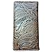 2015 Lone Star Men's Collection Concho Tooled Leather Bifold Wallet, Extra Checkbook. Coffee