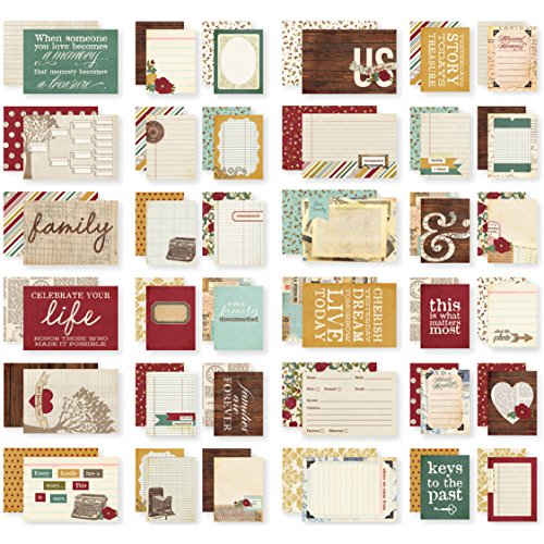 Simple Stories Snatp! Double-Sided Cards, 4-Inch by 6-Inch, Legacy