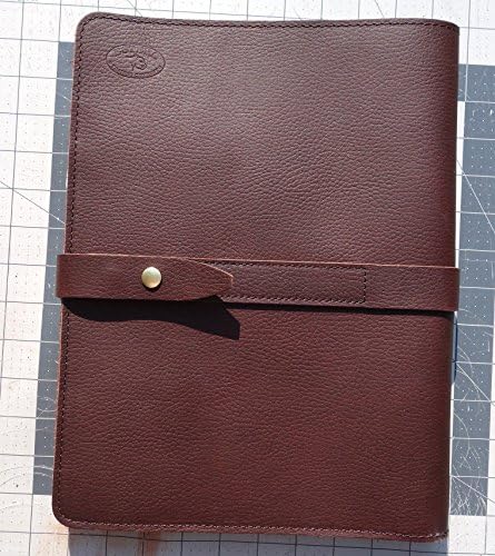 CUSTOM MADE (Check for leathers colors available before you purchase) Leather Padfolio Left Handed- leather Portfolio-Tablet Cover-Notebook-folio.