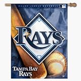 MLB Vertical Tampa Bay Devil Rays Flag / Banner