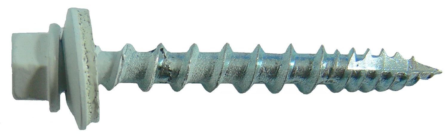 Amazon.com: 250 Sheet Metal ROOFING SCREWS: #10 COCOA BROWN 1-1/2 ...