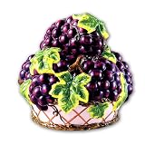 Grape Center Piece Table Topper Large NEW Ceramic