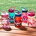 Zak! Designs Tritan Water Bottle with Flip-Up Spout and Straw with Disney Princess Graphics, Break-resistant and BPA-free Plastic, 12 oz.