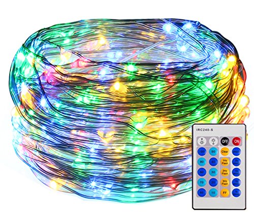 Aicase dimmable led string lights with remote control, …