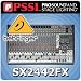 Behringer Eurodesk 16 Xenyx Mic Preamps 99 Digital Effect Presets 24-channel Analog Mixer