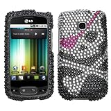 MyBat LG Phoenix / Optimus T Diamante Protector Cover Skull 61cJZ1n4HML. SL160 MyBat LG Phoenix / Optimus T Diamante Protector Cover Skull