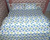 Indian Handmade Mughal Bedspread Victoria Design Bed Sheet Comforter with Q ....